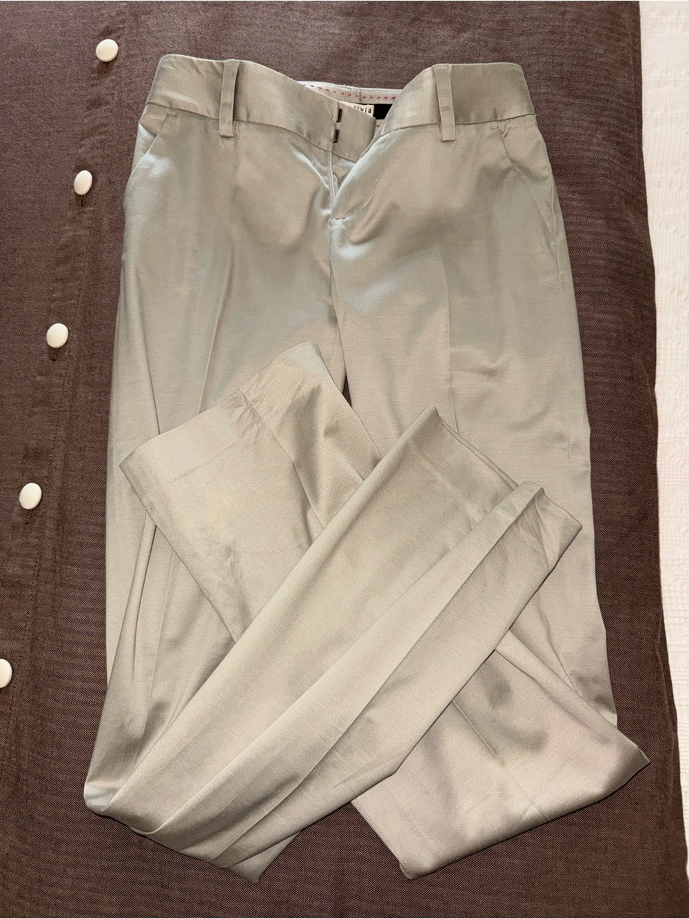 Alice + Olivia Tailored Trousers in Tan